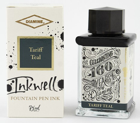 Diamine 160th Anniversary 75ml Ink Bottle - Tarrif Teal